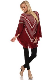 Lady's Fashion Poncho style 2