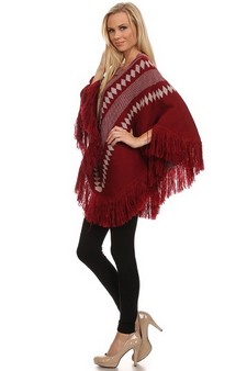 Lady's Fashion Poncho style 3