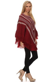 Lady's Fashion Poncho style 4