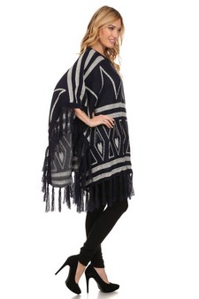 Lady's Fashion Poncho style 4