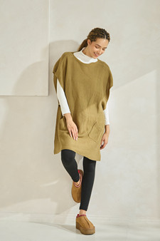 Women's Pullover Poncho with Pockets style 3