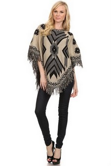 Women's Tribal Fashion Poncho style 4