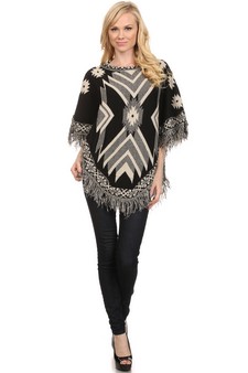 Women's Tribal Fashion Poncho style 5