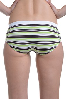 WOMENS SEAMLESS STRIPE UNDERWEAR BRIEFS style 3
