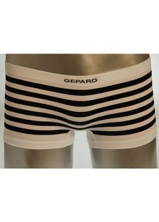 WOMENS SEAMLESS STRIPED BOY SHORT UNDERWEAR style 2
