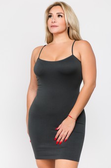 Women's Seamless Cami Slip Dress style 2