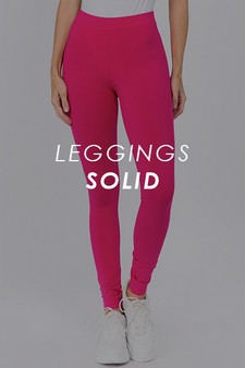 12 Wholesale Women's Activewear Leggings B. Red