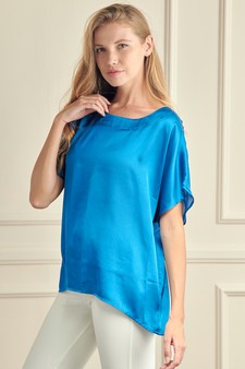 Women’s Casual and Sleek Short-Sleeve Blouse style 2