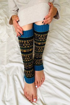 Women's Tribal Pattern Leg Warmers style 5