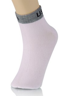 USA CONTRAST BANDING ANKLE CUT SOCKS style 3