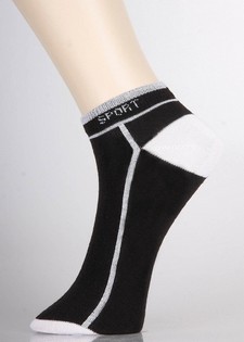 3 Pair Pack Finish Line  Athletic Sport Stripe Low Cut Design Spandex Socks style 2