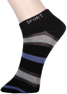 3 Pair Pack Champion Athletic Sports Low Cut Design Spandex Socks style 3