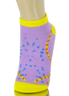 CANDY STRIPE AND SPRINKLES LOW CUT SOCKS style 2