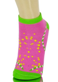 CANDY STRIPE AND SPRINKLES LOW CUT SOCKS style 3