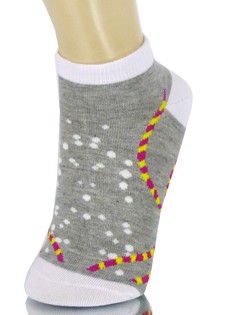 CANDY STRIPE AND SPRINKLES LOW CUT SOCKS style 6