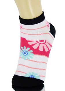 FANNED OUT FLORALS LOW CUT SOCKS style 3