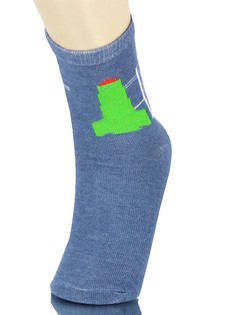 FLYING OBJECTS BOYS COMPUTER SOCKS style 3