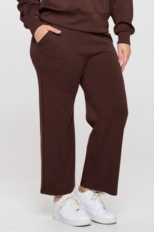 Women's High Rise Cropped Straight Leg Pants style 2