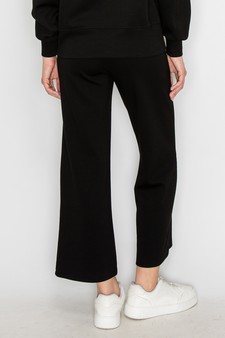 Women's High Rise Cropped Straight Leg Pants style 3