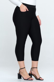 Women's Capri Ponte Pants (XL only) style 2