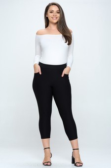 Women's Capri Ponte Pants (XL only) style 4
