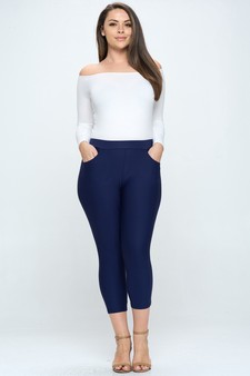 Women's Capri Ponte Pants (XL only) style 4