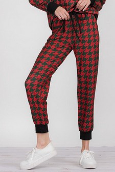 Women’s Christmas Holiday Hues Fitted Joggers style 3