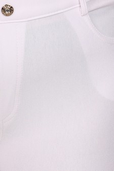 Women's Cotton-Blend 5-Pocket Skinny Jeggings (XXXL only) style 4
