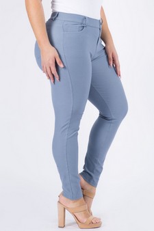 Women's Cotton-Blend 5-Pocket Skinny Jeggings (XL only) style 2