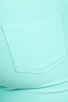 Women's Cotton-Blend 5-Pocket Skinny Jeggings - Plus Size style 4