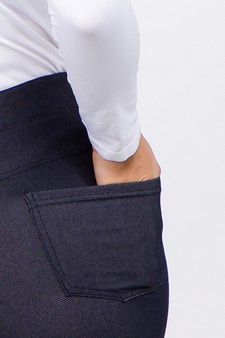 Women's Cotton Blend Straight Leg BootCut Stretch Pants Plus size style 7