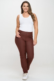 ETA 09/30/24- Classic Solid Straight Leg Jeggings style 4