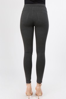 Lady's 4 Pocket Ponte Pants (Medium only) style 3