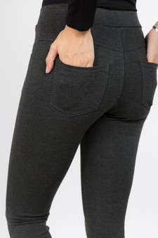 Lady's 4 Pocket Ponte Pants (Medium only) style 5