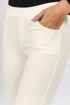 Lady's 4 Pocket Ponte Pants (Medium only) style 4
