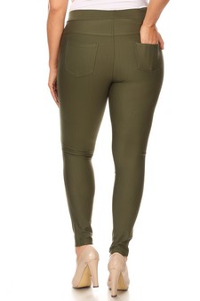Lady's 4 Pocket Ponte Pants (XL only) style 3