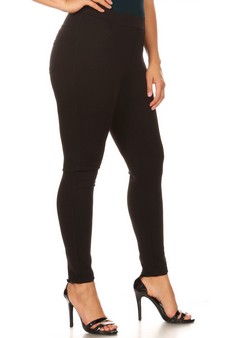 Lady's 4 Pocket Ponte Pants - Plus Size (XXL only) style 2