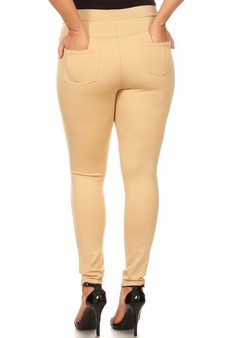 Lady's 4 Pocket Ponte Pants (XXL only) style 3