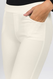 Lady's 4 Pocket Ponte Pants style 4