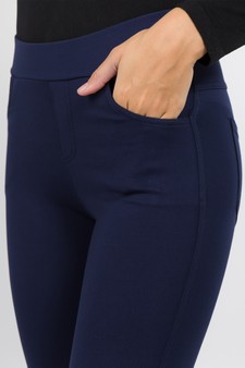 Lady's 4 Pocket Ponte Pants style 5