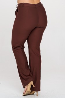 Women's Straight-Leg Ponte Pants style 3