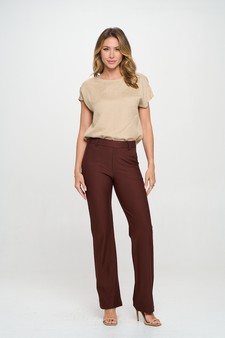 Women's Straight-Leg Ponte Pants style 6