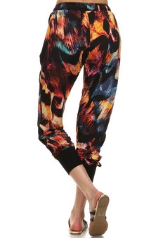 Flame printed jogger style 4