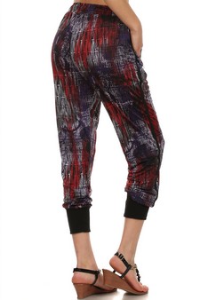 Purple Bamboo printed Jogger style 3