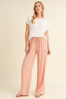 Women's Linen Cargo Pants style 5