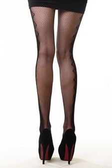 Lady's Fashion Designed Fish Net Pantyhose style 3