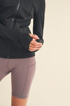 Women’s Athletic Zip-up Activewear Jacket style 5