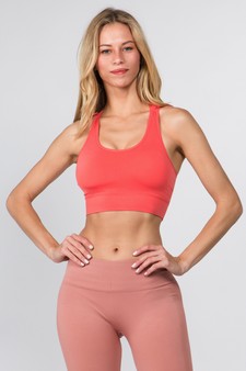 Women’s Seamless Performance Style Sports Bra with Hoodie style 7