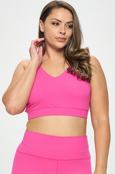 Women’s Full Coverage Buttery Soft Activewear Sports Bra (XL only) style 4