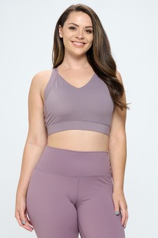 Women’s Full Coverage Buttery Soft Activewear Sports Bra (XL only) style 2